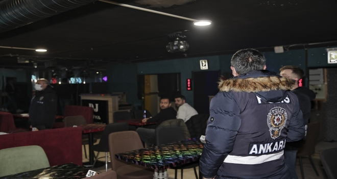 Ankara'da eğlence mekanlarına yönelik asayiş uygulaması yapıldı