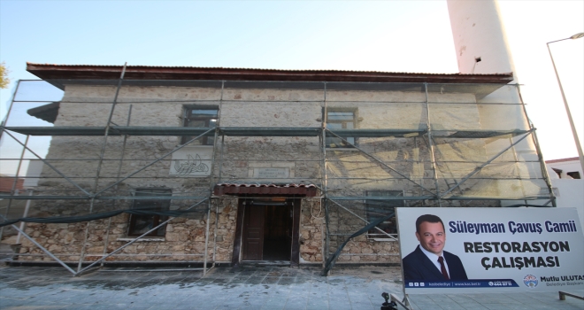 Kaş'ta iki tarihi caminin restorasyonuna başlandı