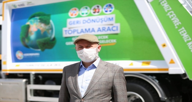 Kocasinan'ın aydınlatma atıkları geri dönüşüyor 