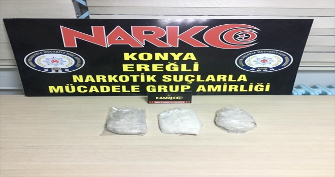Konya'da su arıtma cihazında uyuşturucu ele geçirildi