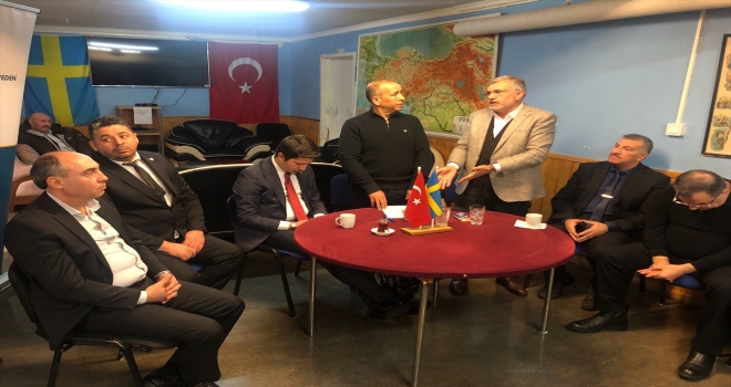 Konya Milletvekili Selman Özboyacı İsveç'de