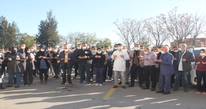 Serik'te hayatını kaybeden kadın doğum uzmanı için tören düzenlendi