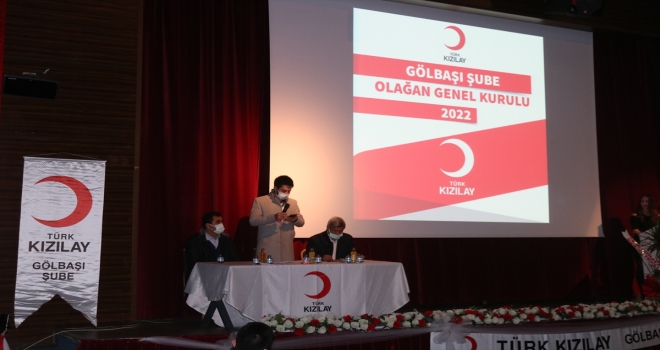 Türk Kızılay Gölbaşı Şubesinin olağan genel kurulu yapıldı