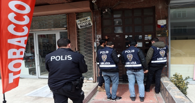 Ankara'da uyuşturucu satıcılarına yönelik 
