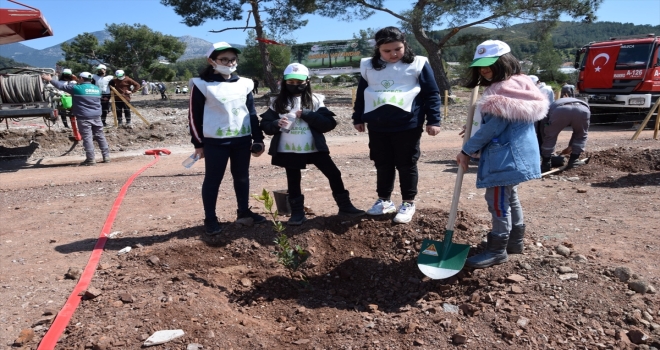 Antalya'da 15 Temmuz şehitleri anısına fidan dikildi