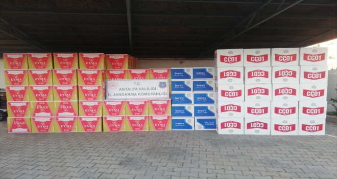 Antalya'da 3 milyon 730 bin kaçak makaron ele geçirildi
