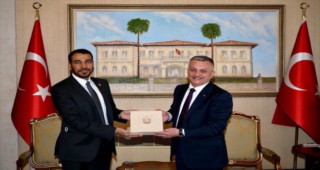BAE'nin Ankara Büyükelçisi Al Dhaheri'den Antalya Valiliğine ziyaret