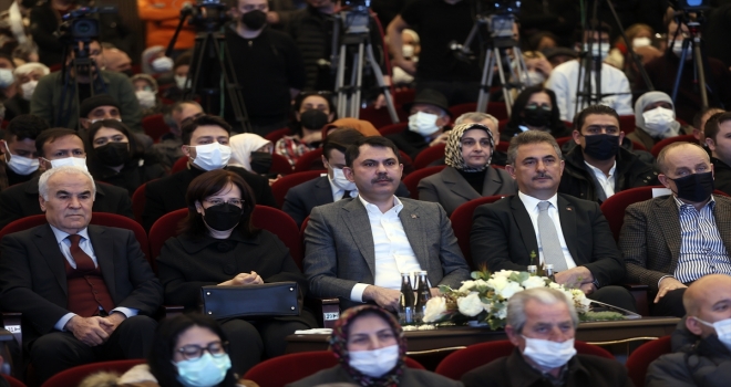 Bakan Kurum, Mamak'ta 548 konutun kura çekim töreninde konuştu: 