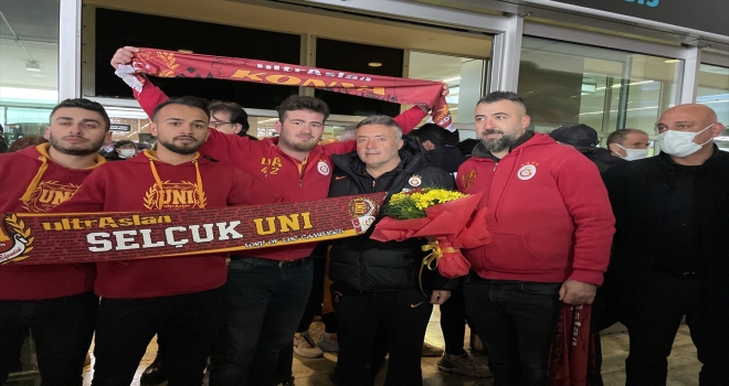 Galatasaray kafilesi, Konya'ya geldi