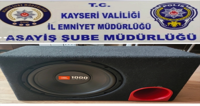 Kayseri'de hırsızlık operasyonunda 2 şüpheli yakalandı
