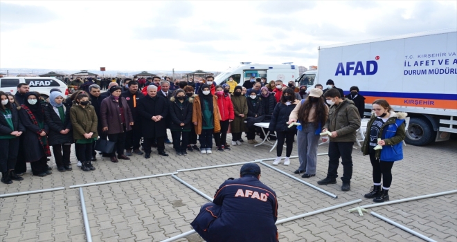 Kırşehir'de tüm kurumlarda 160 tatbikat gerçekleştirilecek