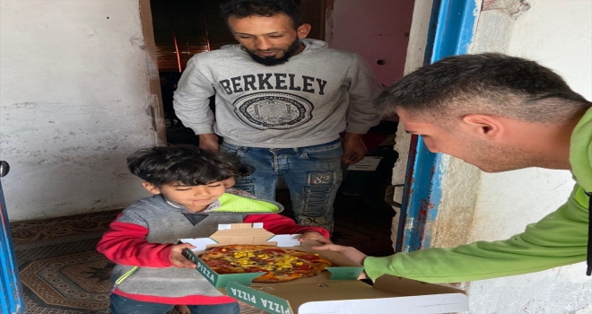 Kumluca'da çocuklar için pizza etkinliği düzenlendi
