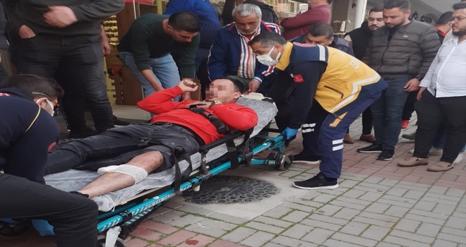 Alanya'da bir kişinin yaralandığı silahlı saldırı güvenlik kamerasında