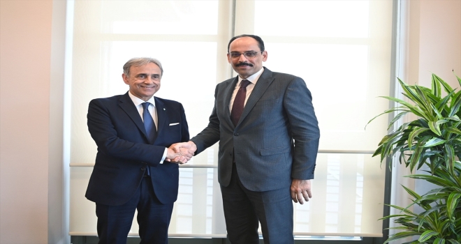 Cumhurbaşkanlığı Sözcüsü İbrahim Kalın, İtalya Dışişleri Bakanlığı Genel Sekreteri Sequi ile görüştü
