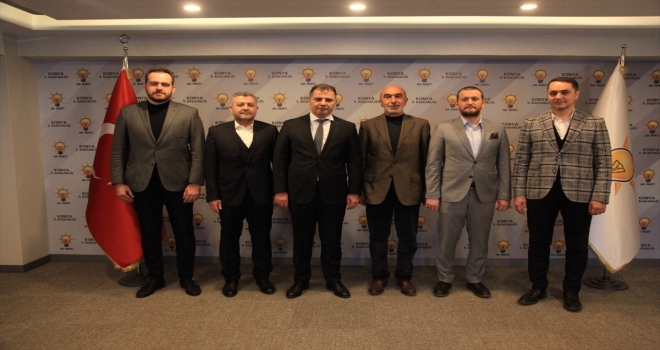 Genç iş insanlarından AK Parti Konya İl Başkan Angı'ya ziyaret