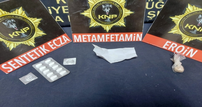 Karaman'da uyuşturucu operasyonunda yakalanan şüpheli tutuklandı