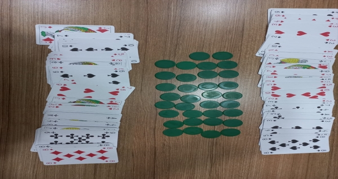 Kayseri'de kumar oynayan 17 kişiye 30 bin 923 lira ceza