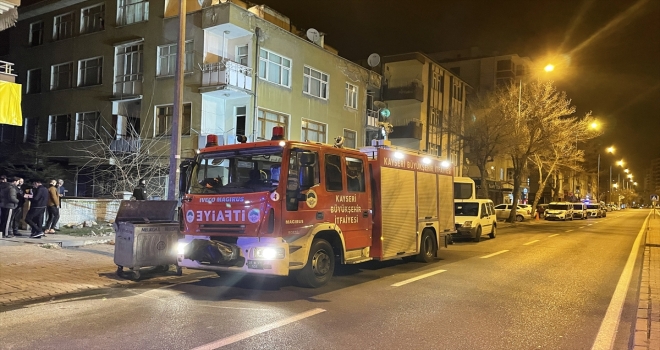 Kayseri'deki ev yangınında yabancı uyruklu bir kişi öldü