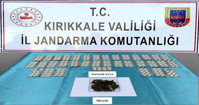 Kırıkkale'de jandarma ekiplerince uyuşturucu madde ele geçirildi