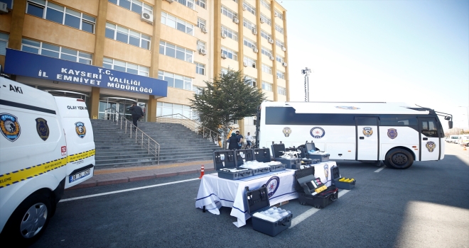 Mobil kriminal laboratuvar aracı, Kayseri polisine teslim edildi