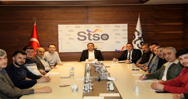 STSO Başkanı Eken sürücü kursları temsilcileriyle bir araya geldi