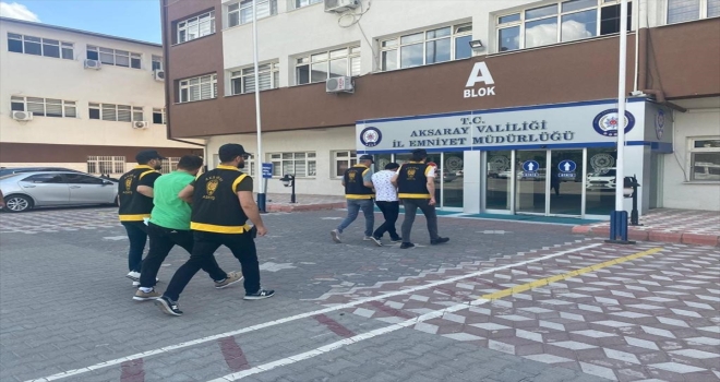 Aksaray'da aranan 6 hükümlünün de aralarında olduğu 21 kişi yakalandı