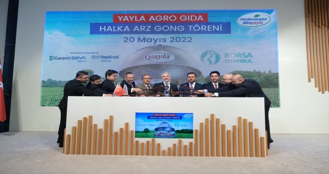  Borsa İstanbul'da gong Yayla Agro Gıda için çaldı