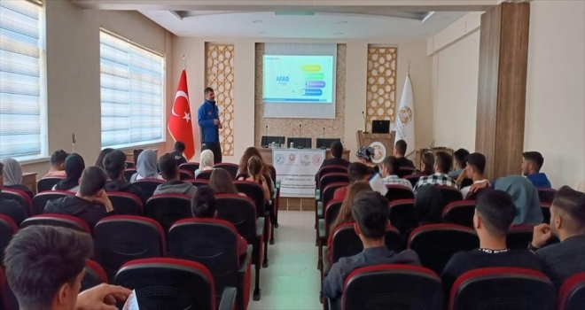 Huğlu MYO'da afet farkındalık eğitim ve tatbikatı