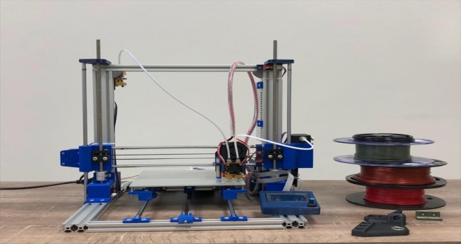 KAEÜ'de üç boyutlu yazıcı üretildi