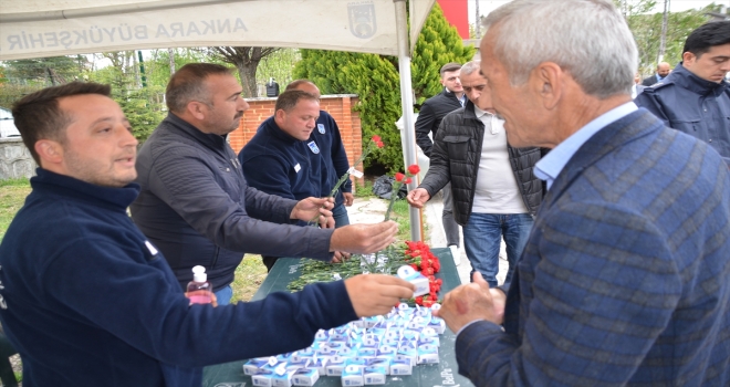 Kahramankazan'da şehitlik ziyareti