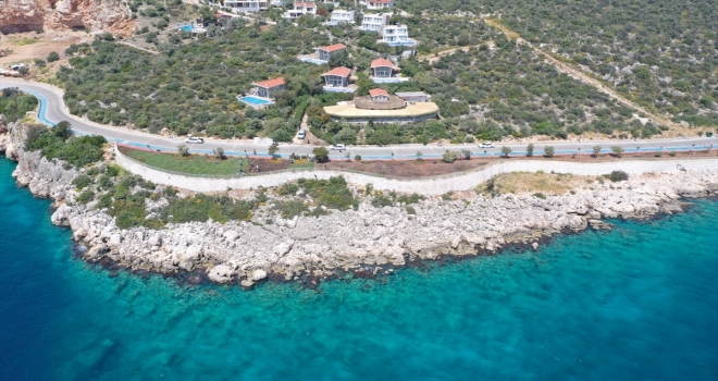 Kaş'taki Kalkan Taş Ocağı bölgesi yenileniyor