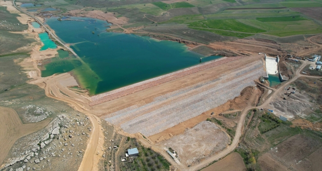 Kayseri'deki Panlı Barajı'nda su tutulmaya başlandı