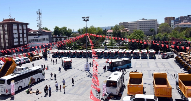 Kırıkkale Belediyesi 45 yeni araçla filosunu genişletti