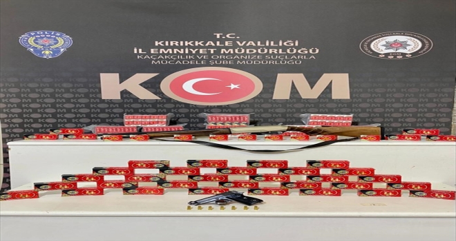 Kırıkkale'de silah operasyonunda 1 kişi yakalandı