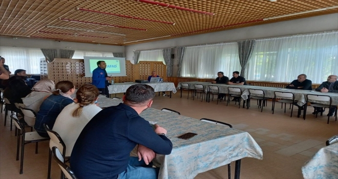 Kırşehir'de DSİ personeline afet farkındalık eğitimi verildi