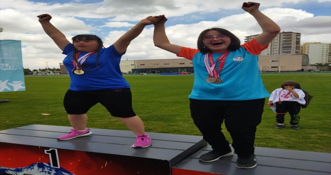 Kocasinan'ın özel sporcularından 14 madalya 