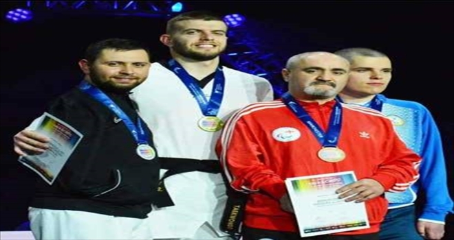 Konya Büyükşehir Belediyespor'un milli tekvandocusu Avrupa ikincisi oldu