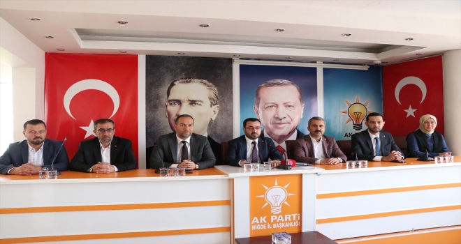 Niğde'de AK Parti'den 1960 darbesine ilişkin açıklama