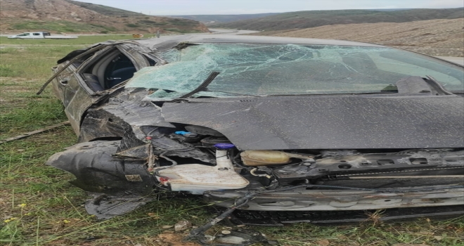 Sivas'ta trafik kazasında 1 kişi yaralandı