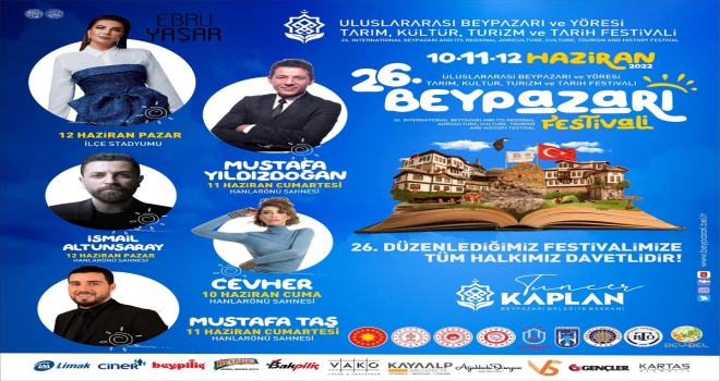 Uluslararası Beypazarı Festivali 10-12 Haziran'da yapılacak