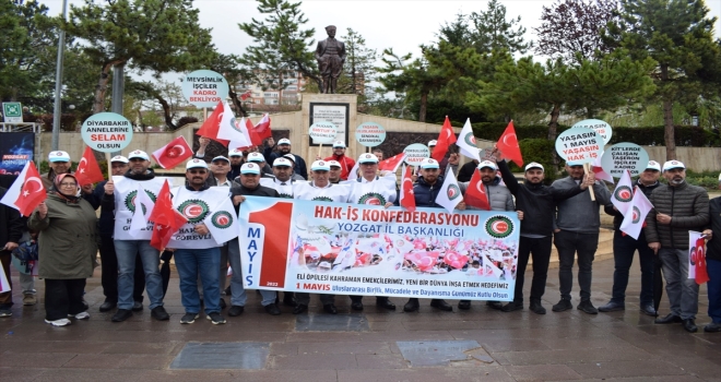 Yozgat'ta 1 Mayıs Emek ve Dayanışma Günü kutlanıyor