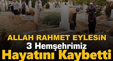 8 Haziran 2022 Karaman'da vefat edenler