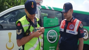 Aksaray'da jandarmanın bulduğu yaralı gökkuzgun tedaviye alındı