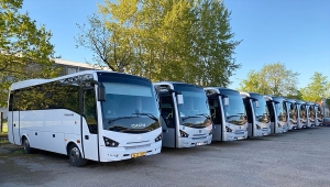 Anadolu Isuzu’dan Letonya'ya 21 Grand Toro ve Turkuaz midibüs teslimatı