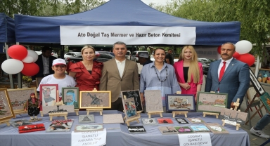 Ankara'daki kooperatiflerde faaliyet gösteren kadınlar ürünlerini sergiledi