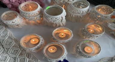 Ankara Şehir Hastanesi personeli ve hastalarının yaptığı el işi ürünler kermeste sergilendi