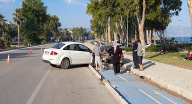 Antalya'da trafik kazasında 2 kişi yaralandı