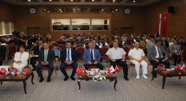 Antalya'da üstün başarı gösteren güvenlik personelleri ödüllendirildi