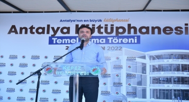 Antalya Kütüphanesi'nin temeli atıldı