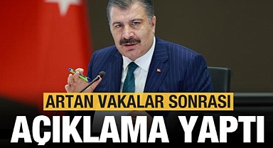 Artan vakalar sonrası Bakan Koca'dan son dakika açıklaması